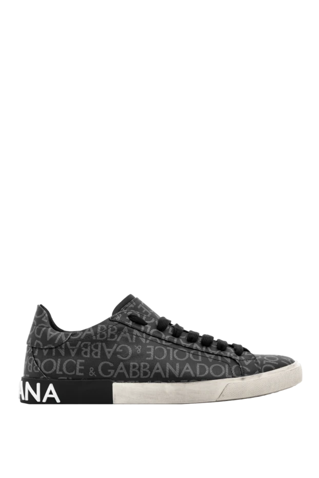 Portofino Sneakers with Jacquard Coating Black - photo 1