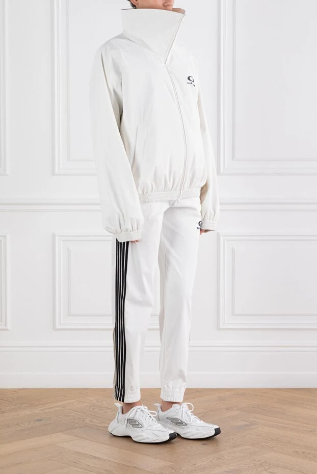 Balenciaga спортивный костюм dirty white белый с логотипом 189293 - фото 3
