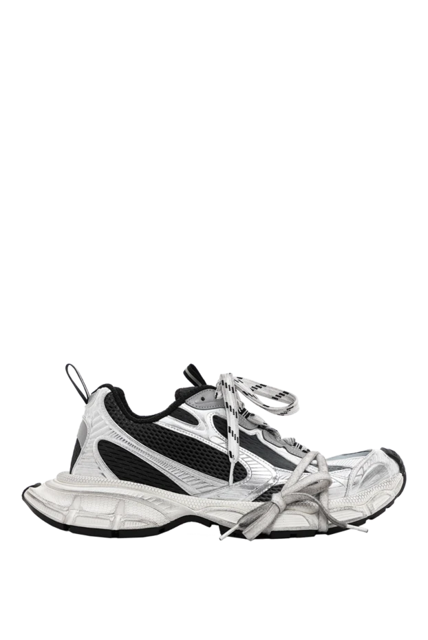 Мужские кроссовки Gradient 3xl в сером цвете с эффектом потертости - фото 1