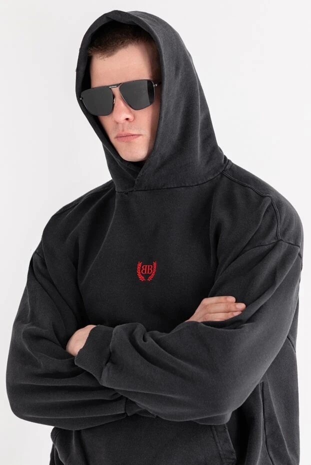 Balenciaga солнцезащитные очки в геометрической оправе пилот синие 189303 - фото 2