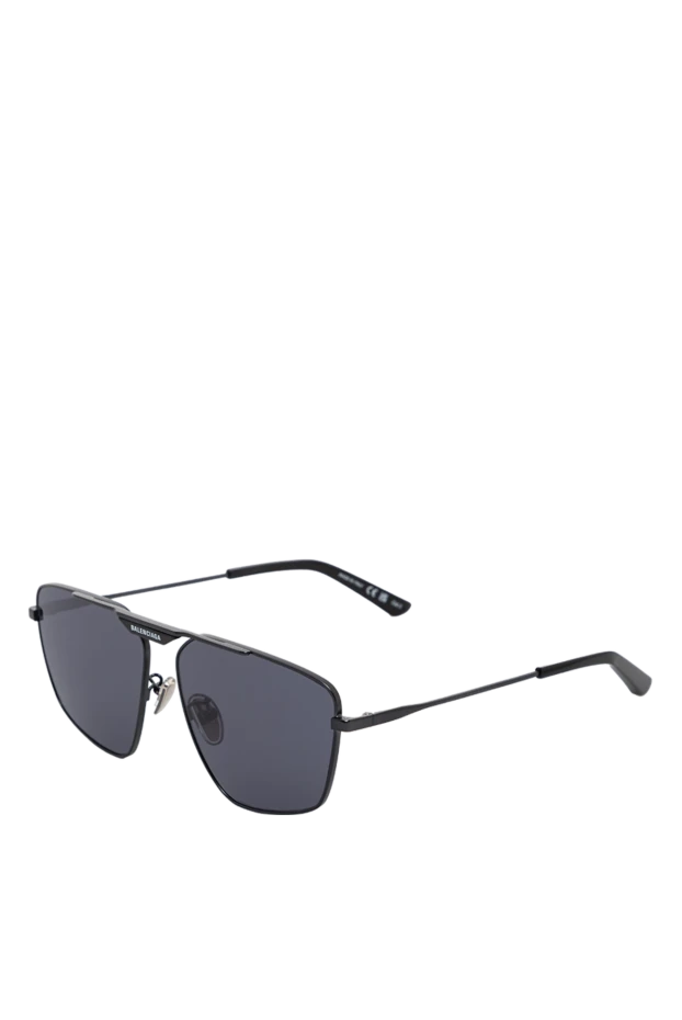 Balenciaga солнцезащитные очки в геометрической оправе пилот синие 189303 - фото 3