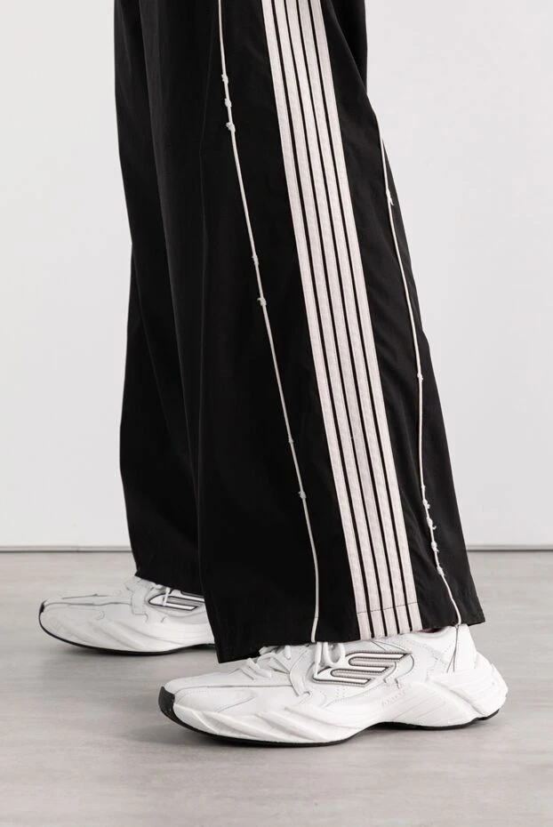 Balenciaga мужские кроссовки monday белого цвета кожаные 189306 - фото 2