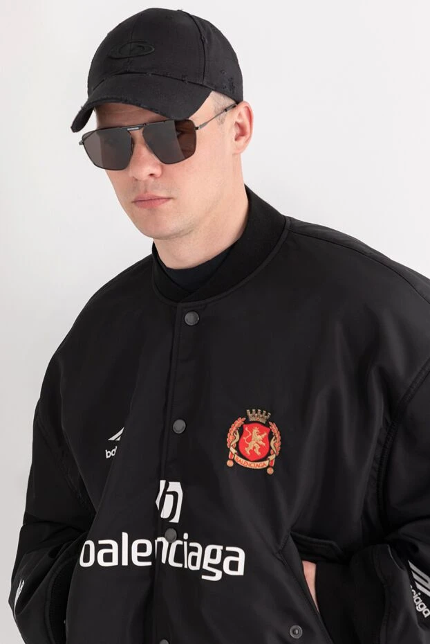 Balenciaga солнцезащитные очки tag 2.0 navigator коричневые 189322 - фото 2