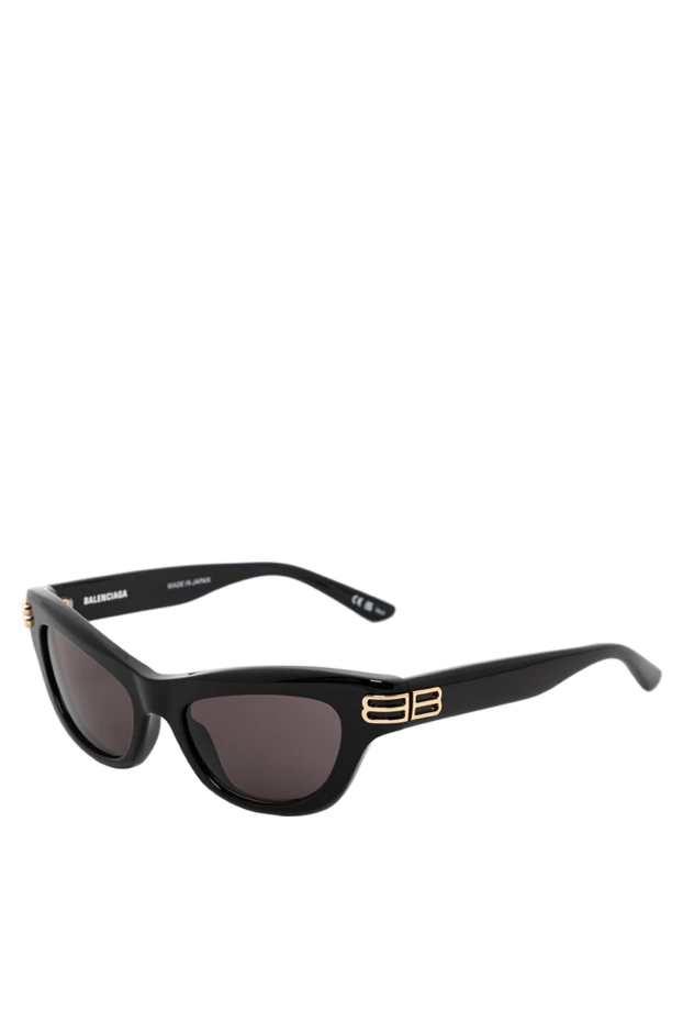 Balenciaga черные солнцезащитные очки casino cat женские 189326 - фото 3