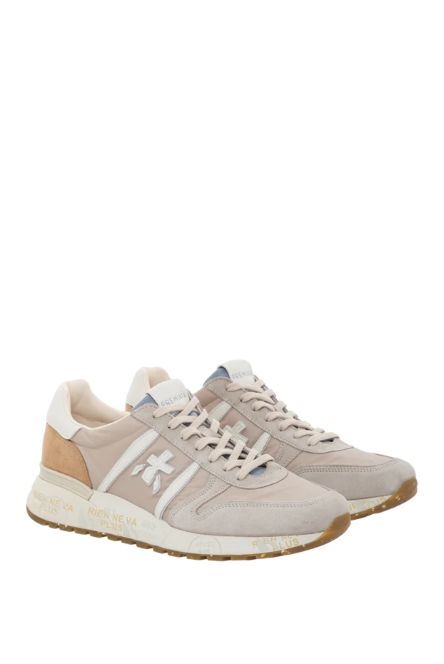 Premiata grey lander sneakers made of suede and nylon with an ultra-light sole 189381 - photo 3