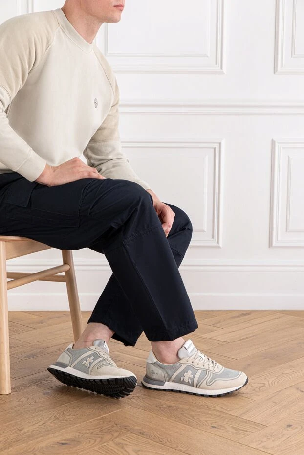 Ryan Retro Логотип Логотип Suede Джерси Кроссовкалар - фото 2