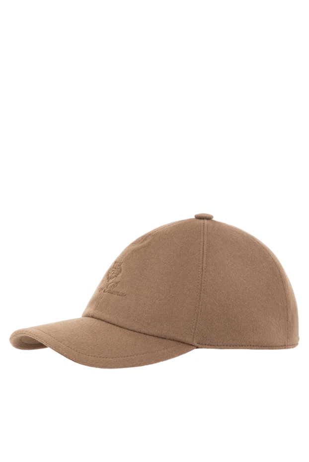 Loro Piana light and warm cashmere baseball cap brown men's 189392 - photo 3