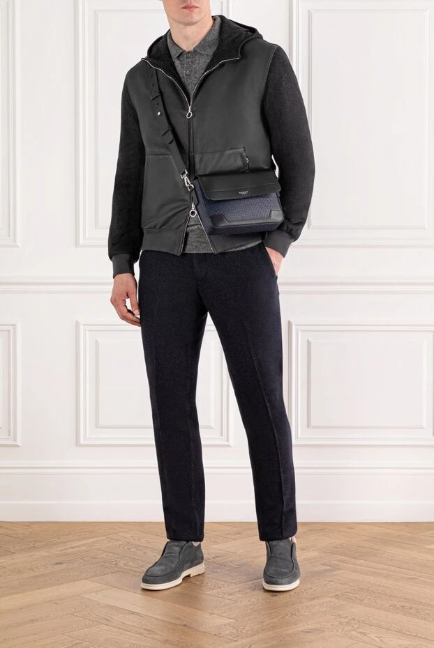 Біріктірілген жеңі және капюшоны бар жарты маусымдық ерлер курткасы - фото 2