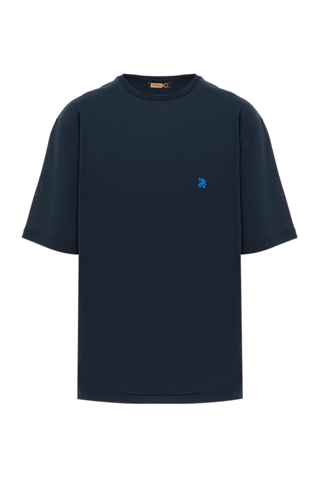 Арыстан акценті бар минималистік индиго футболкасы
- фото 1