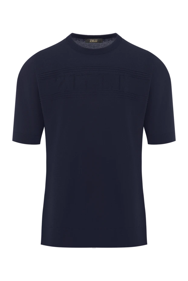 Zilli dark blue jumper with embroidered logo on the chest
189624 - photo 1