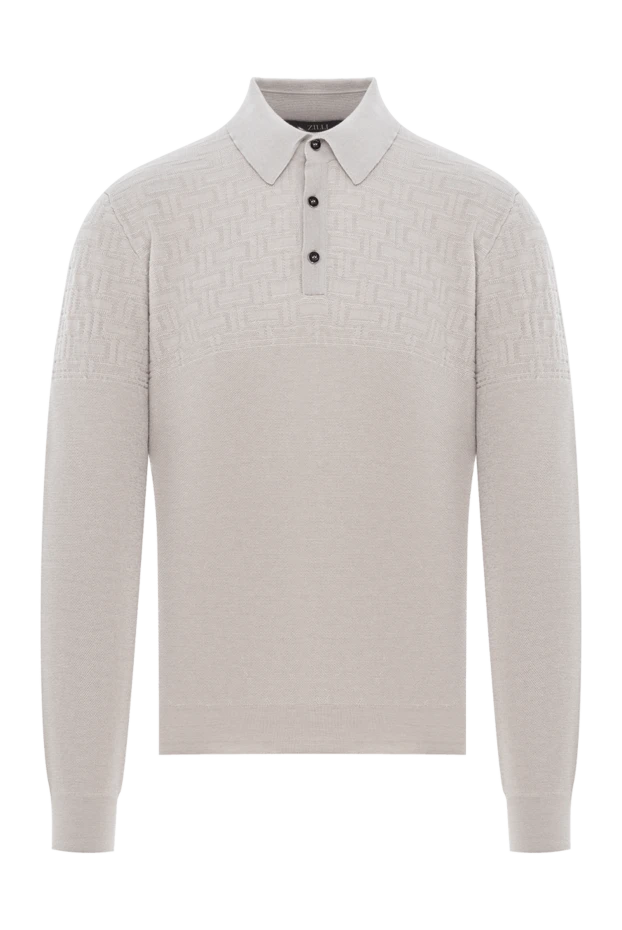 Қолтаңба стиліндегі текстуралы үлгісі бар тоқылған поло
- фото 1