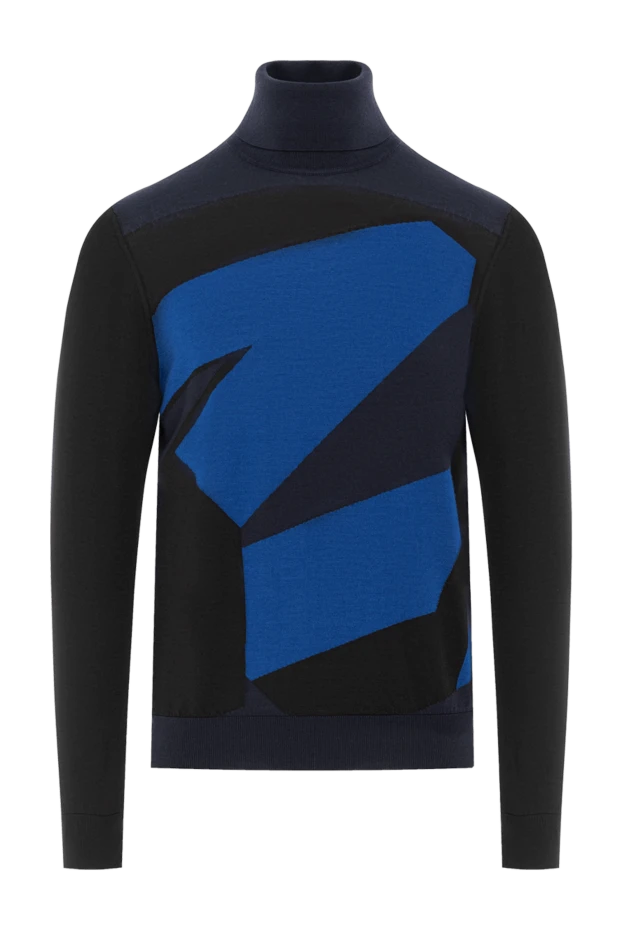 Геометриялық түсті блок үлгісімен көк түсті ерлерге арналған тасбақа
- фото 1