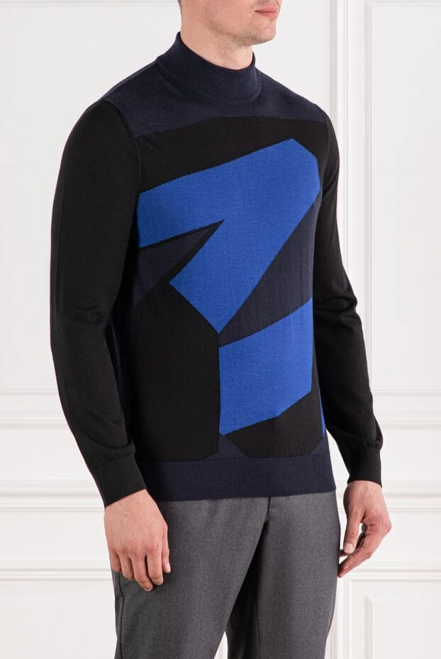 Zilli graphic print jumper with matching stand-up collar 189636 - photo 3