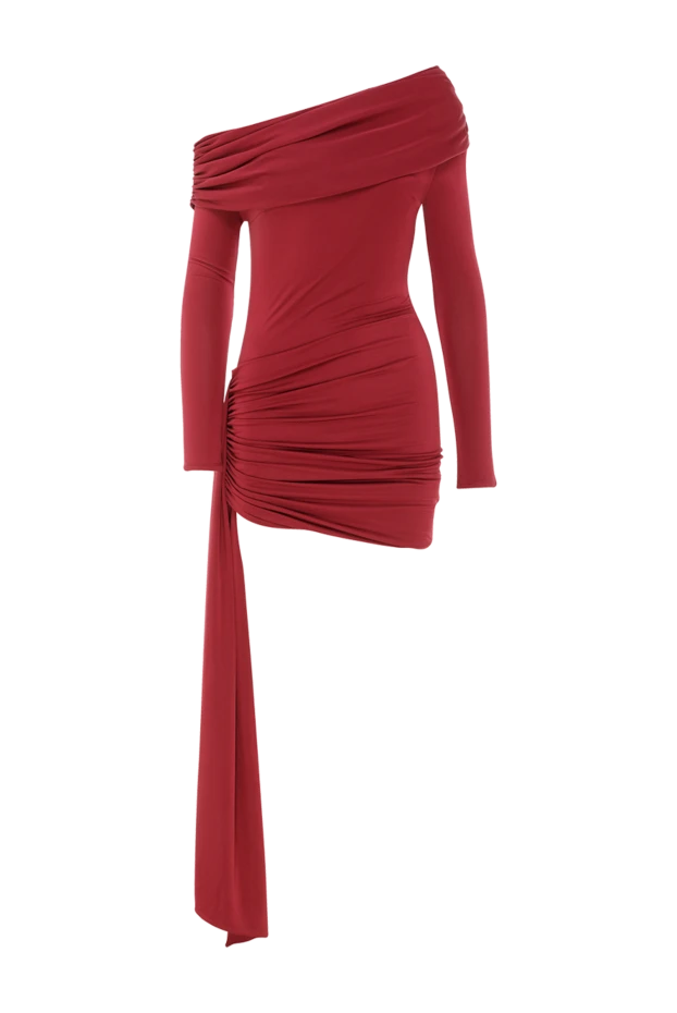 Асимметриялы бір иықты көйлек, бұрғылау және ұзартылған кірістіру - фото 1