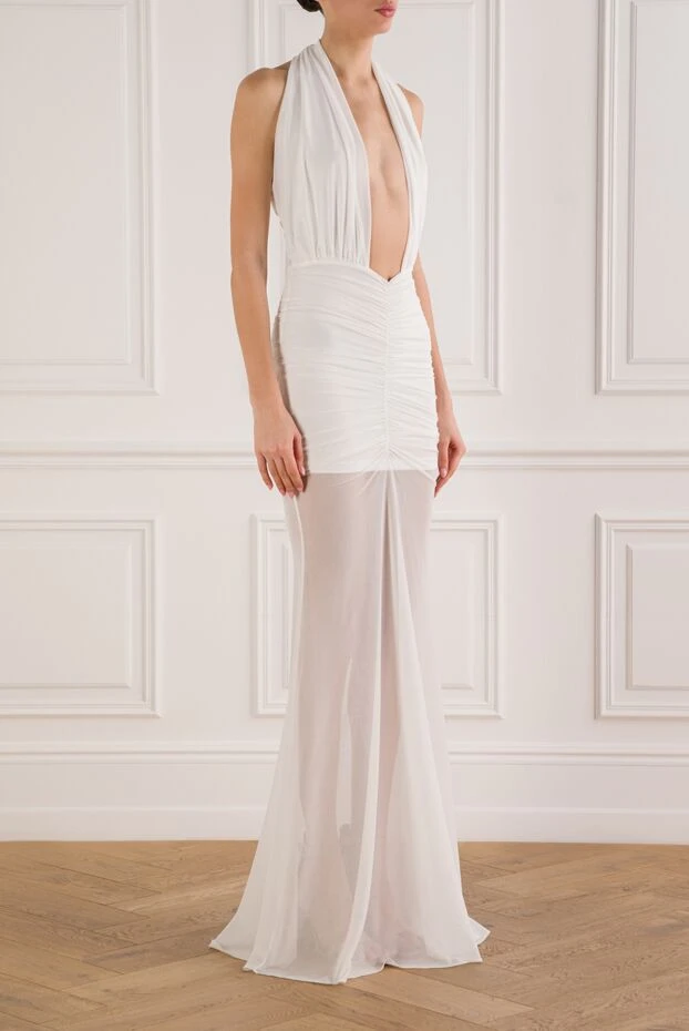 Khela white forbidden fruit mesh maxi dress 189693 - photo 3