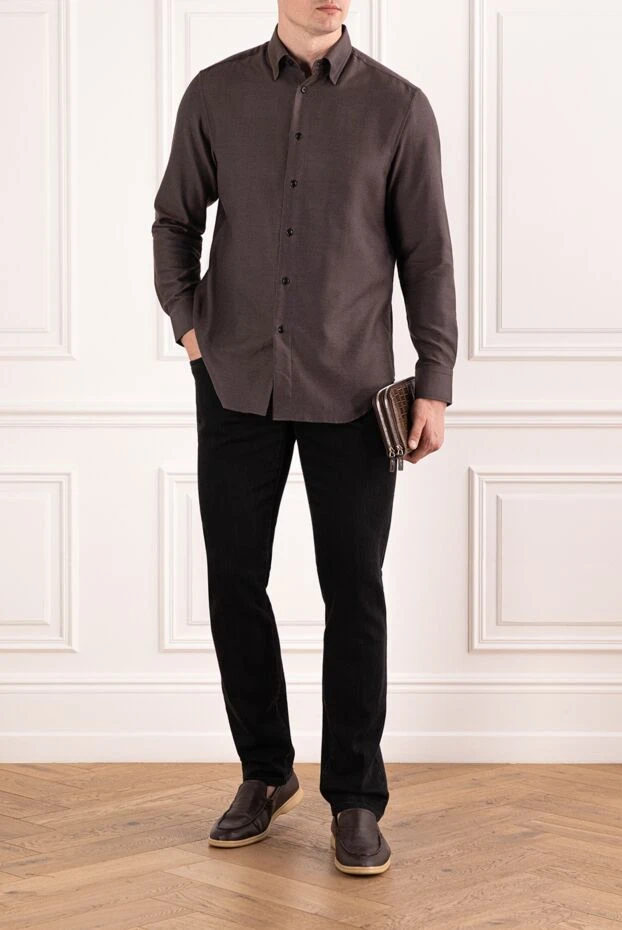 Scissor Scriptor джинсы глубокого черного цвета с декоративной вставкой на кармане 189710 - фото 2