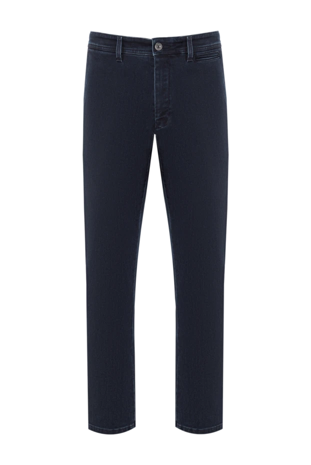 Scissor Scriptor dark blue jeans with slit pockets and minimalist trim 189711 - photo 1