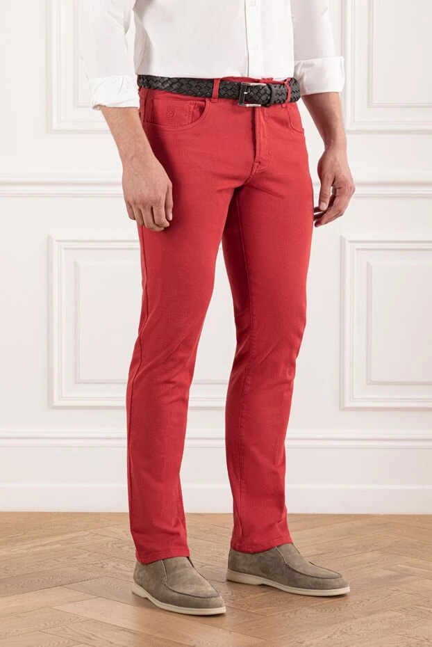 Scissor Scriptor қалың созылған джинсыдан жасалған бай қызыл джинсы 189719 - фото 3