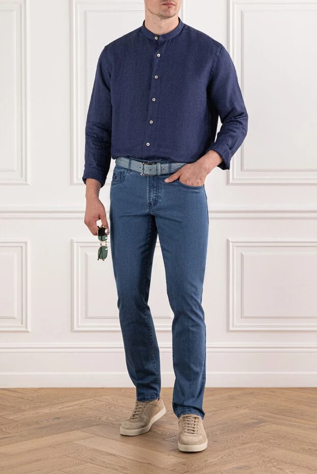 Scissor Scriptor узкие джинсы с потертой текстурой денима и декоративной строчкой 189725 - фото 2