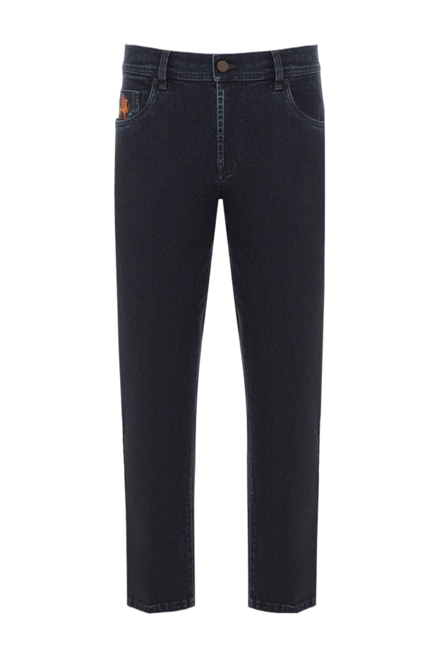 Күңгірт индиго түсті, тігілген жоталы классикалық джинсы
- фото 1