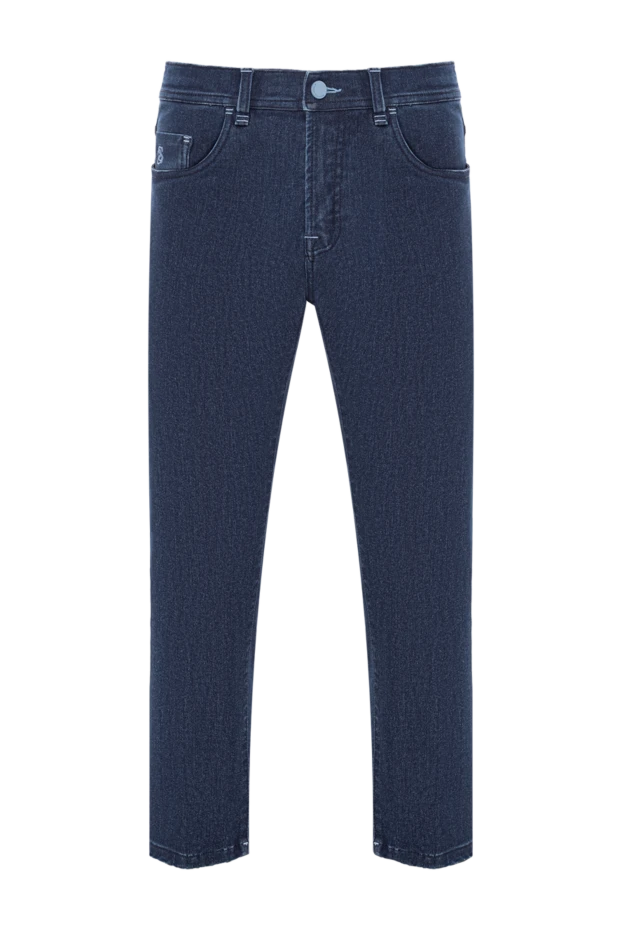 Scissor Scriptor straight leg men's jeans with discreet trim and embroidered symbol 189745 - photo 1