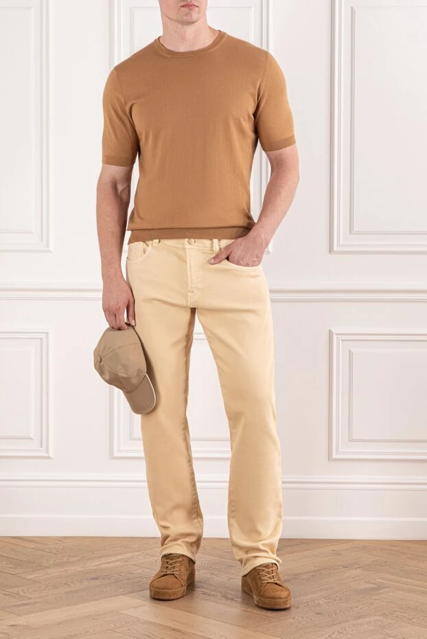 Scissor Scriptor бежевый жұмсақ мақта джинсы
189750 - фото 2