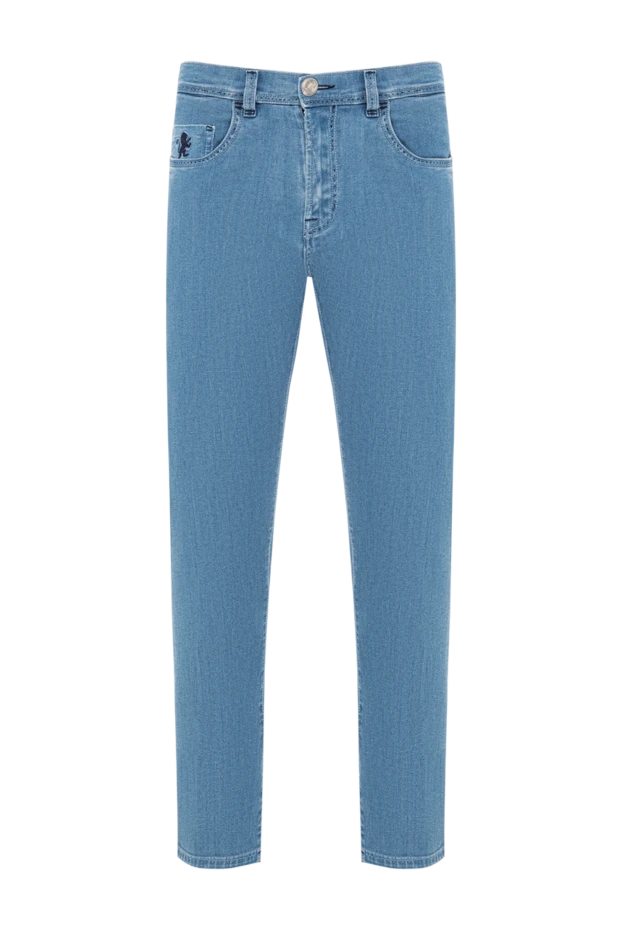 Scissor Scriptor светло-голубые джинсы с вышивкой на кармане и эмблемой
189775 - фото 1