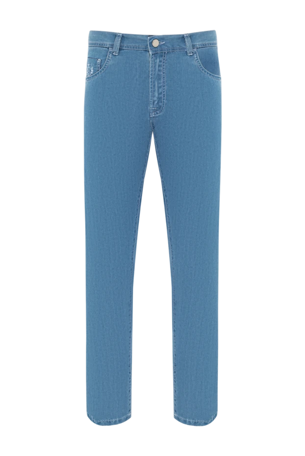 Scissor Scriptor синие джинсы с клетчатым патчем и контрастной прострочкой
189776 - фото 1