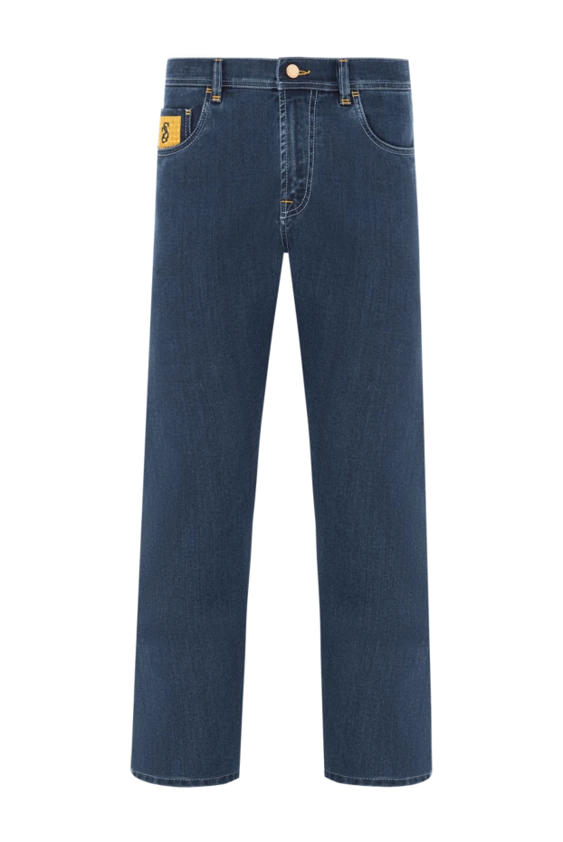 Scissor Scriptor джинсы темно-синие с контрастной желтой отделкой
189801 - фото 1