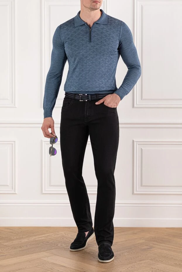 Scissor Scriptor текстуры бар ерлерге арналған қара джинсы
189803 - фото 2