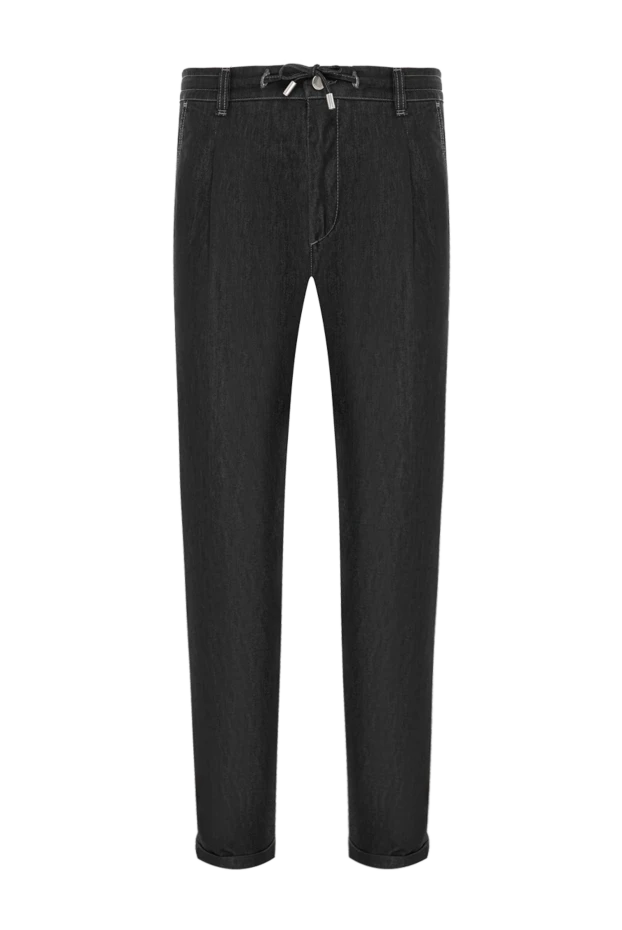 Scissor Scriptor черные джинсовые брюки с кулиской и задними карманами с клапанами 189825 - фото 1