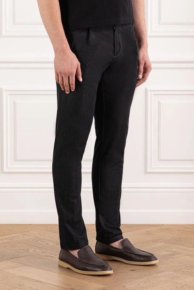 Scissor Scriptor черные джинсовые брюки с кулиской и задними карманами с клапанами 189825 - фото 3