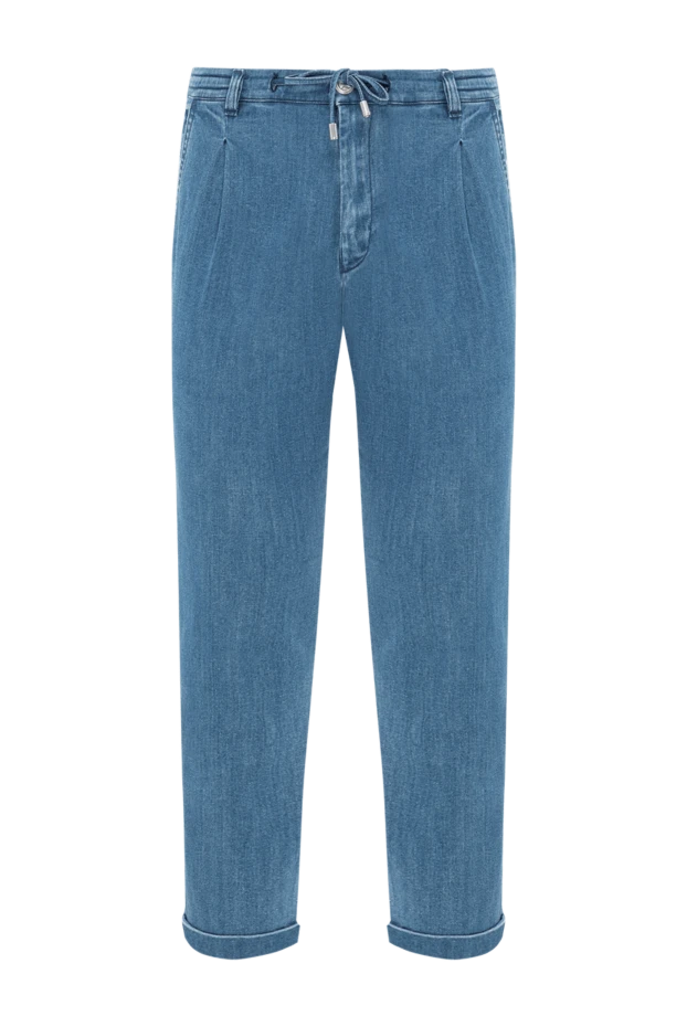 Denim jeans with drawstring waist and flap pockets
- photo 1