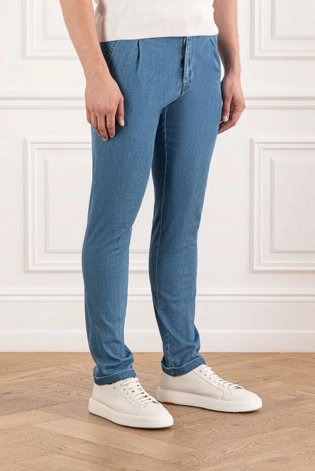 Scissor Scriptor джинсы из денима со шнурком на поясе и карманами с клапанами
 189828 - фото 3