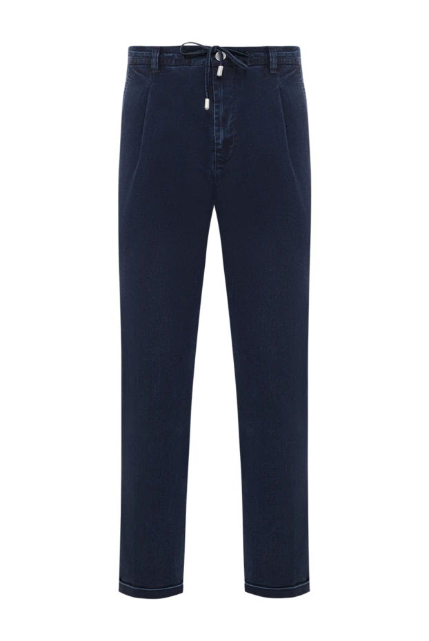 Scissor Scriptor брюки из мягкого денима с кулиской и защипами на поясе 189832 - фото 1