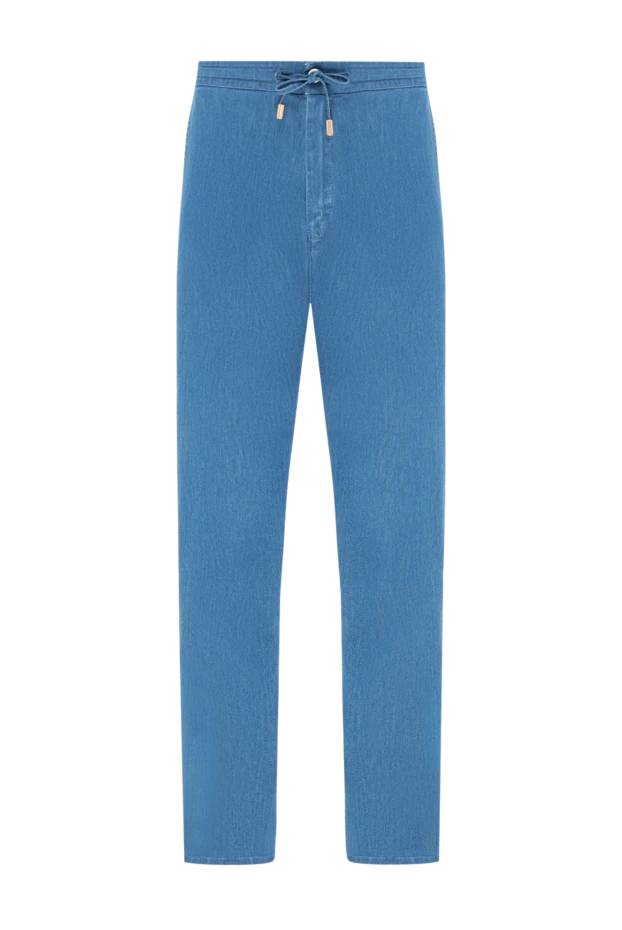 Ашық көк джинсы тік аяқтары және сәндік көздер
- фото 1