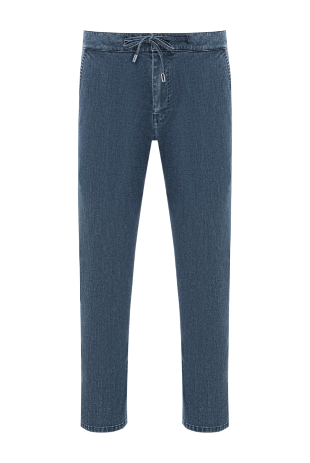 Көк тасты жуылған мақта-мата шалбар - фото 1