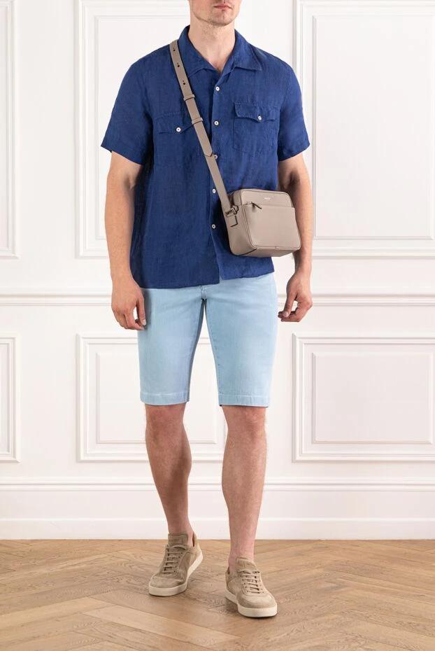 Scissor Scriptor контрасты кестелері бар және көк түстес көк түсті джинсы шорт
189870 - фото 2