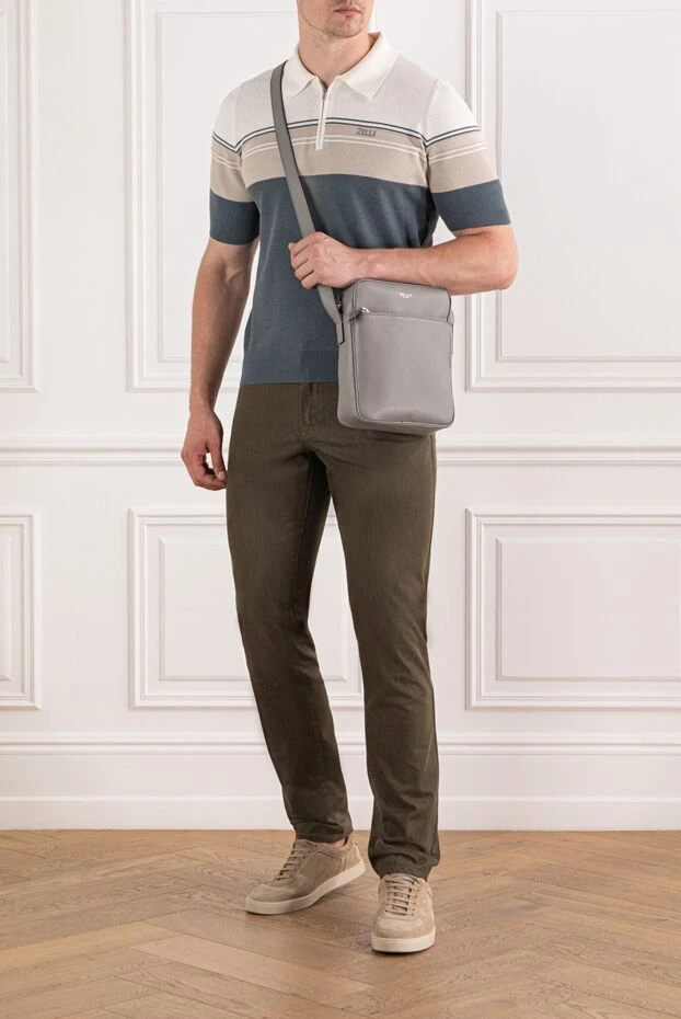 Scissor Scriptor джинсы с грубой отделкой и объемными задними карманами в оттенке мокко 189884 - фото 2