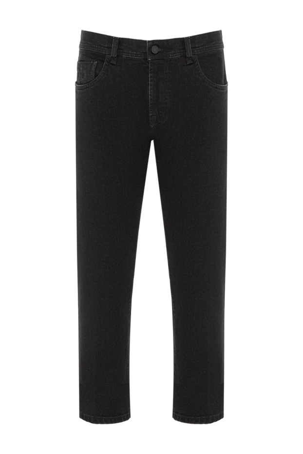 Чёрные джинсы с прямым кроем и классической застёжкой
- фото 1