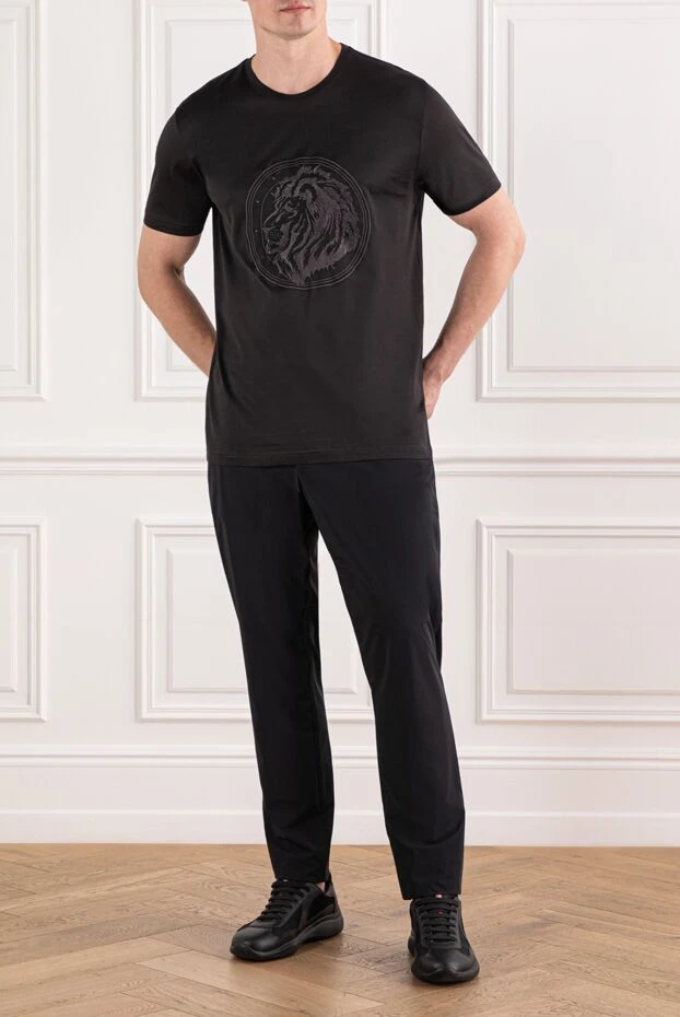 Tombolini ыңғайлы белдік белдігі бар қара ерлер шалбары

 189910 - фото 2