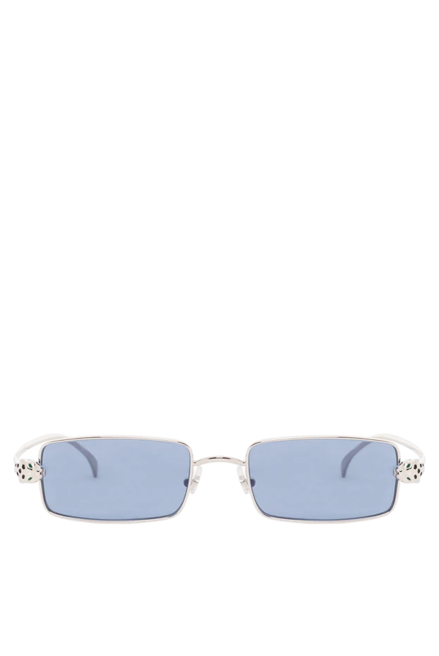 Металл қаңқасы және тегіс күміс жиегі бар Panthere күннен қорғайтын көзілдірік - фото 1