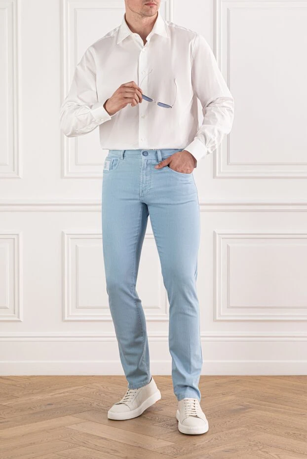 Alessandro Gherardi men's white shirt with french poplin collar 189917 - photo 2