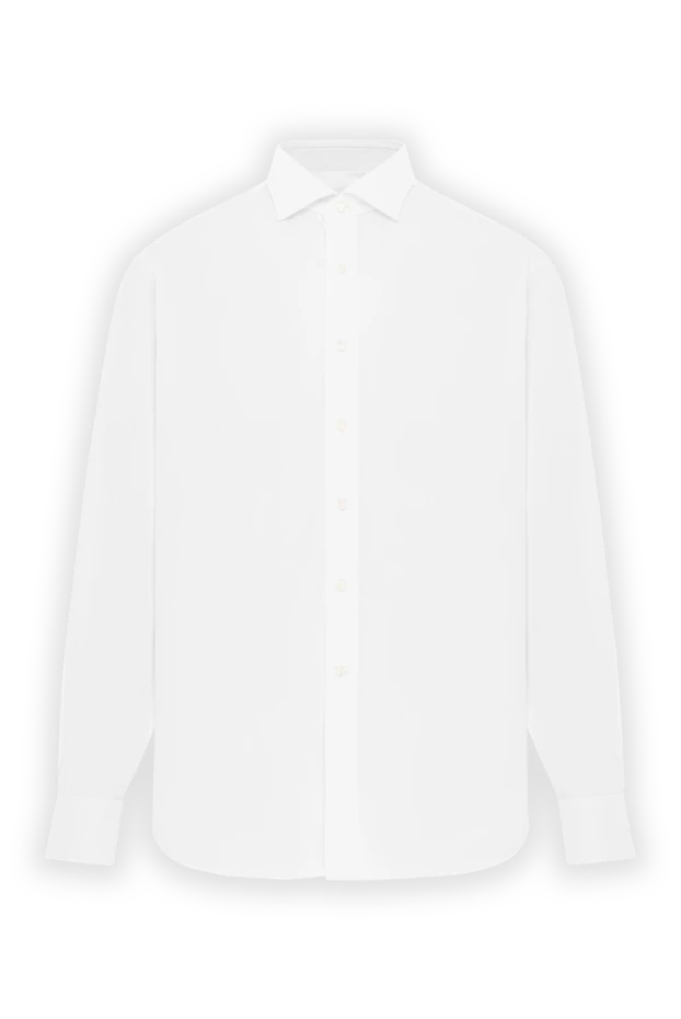 Түймелері бар ақ мақта ерлерге арналған көйлек
- фото 1