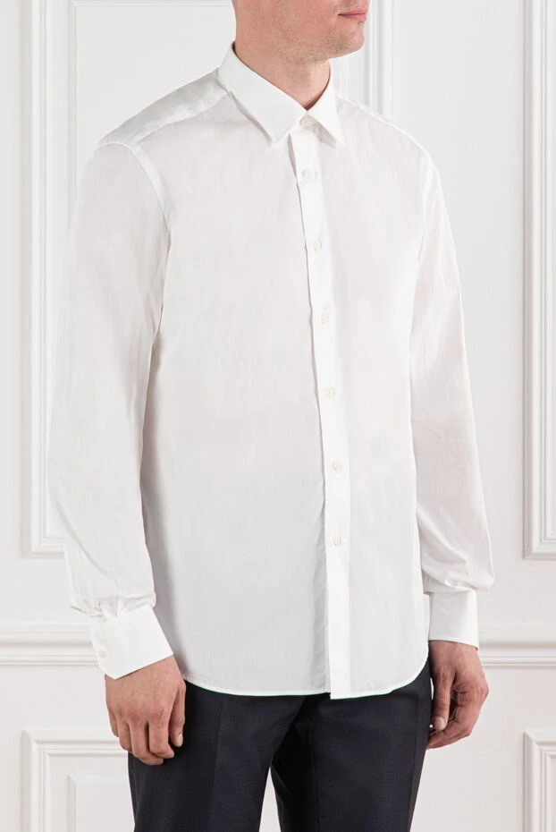 Alessandro Gherardi white cotton long sleeve shirt
 189921 - photo 3