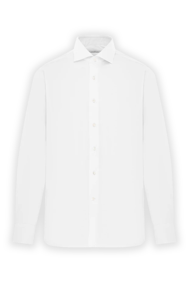 Хлопковая рубашка с прямым кроем и пуговицами
- фото 1