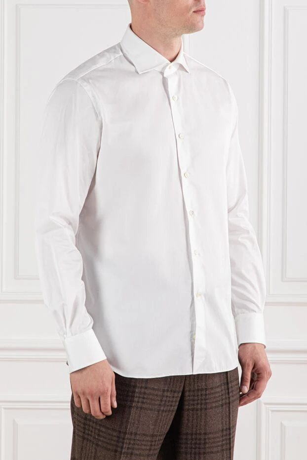 Alessandro Gherardi cotton shirt with straight cut and buttons
 189925 - photo 3
