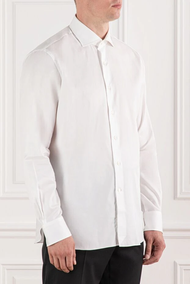 Alessandro Gherardi men's white shirt made of premium cotton
 189929 - photo 3
