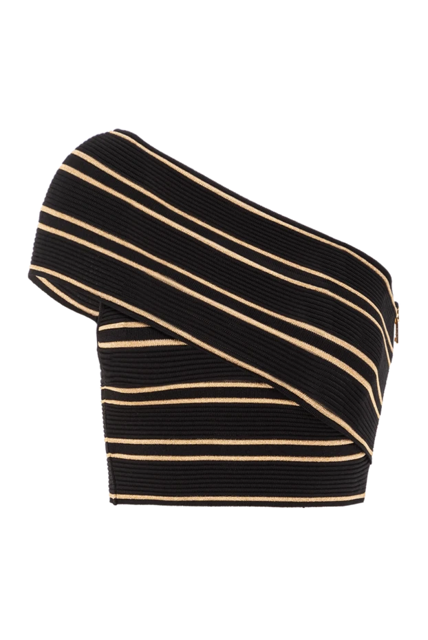 Екі жақты қара барқыттан, иығы жоқ топ
- фото 1