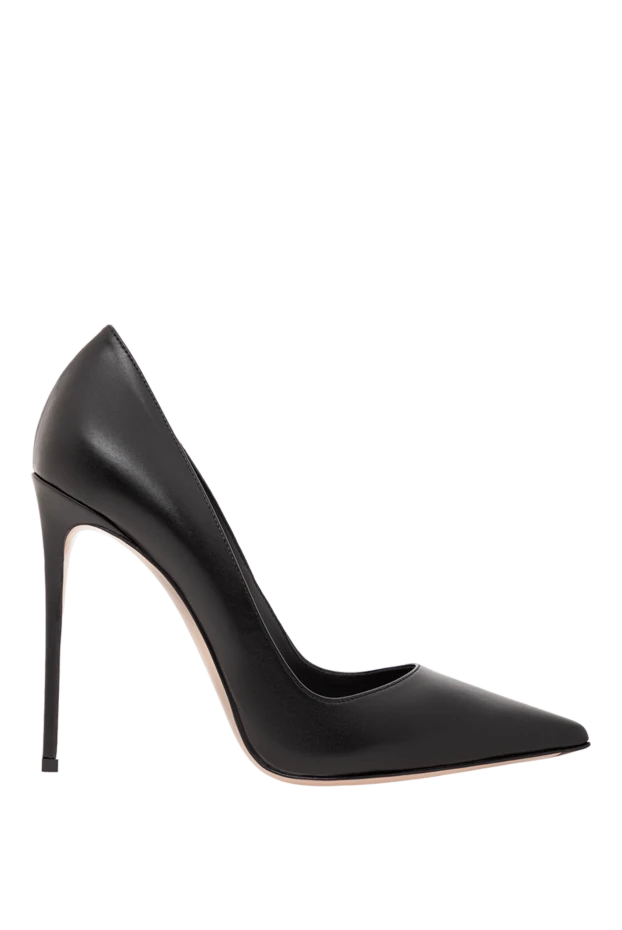 Eva Pump Shoes in Black Semi-polished Calfskin - photo 1